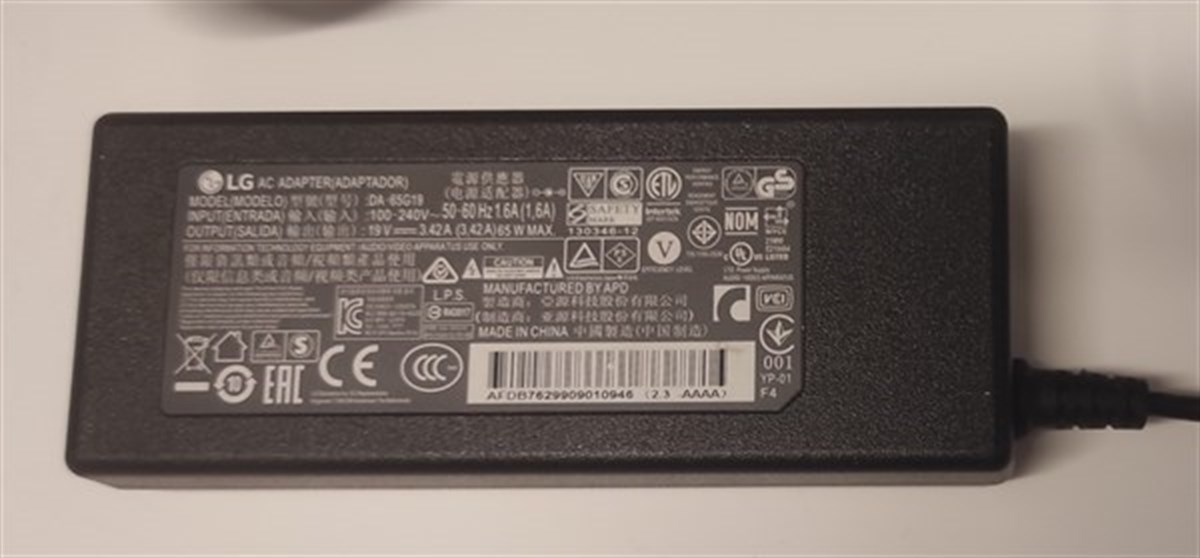 LG 32MB25HM-B TV ADAPTÖRÜ, DA-65G19