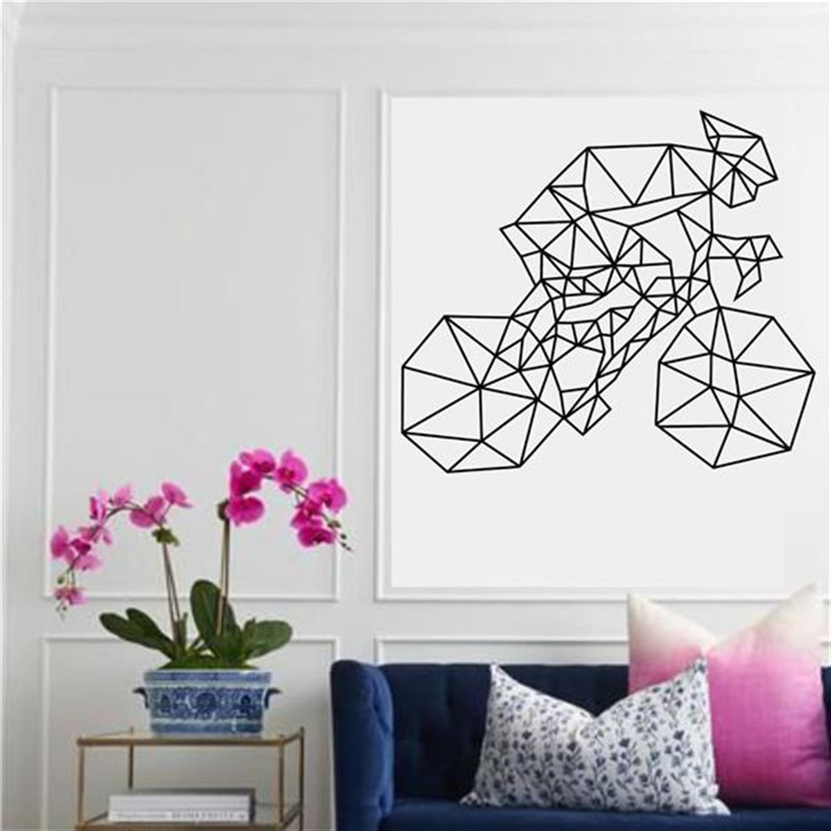 Bicycle Décoration Murale en Métal