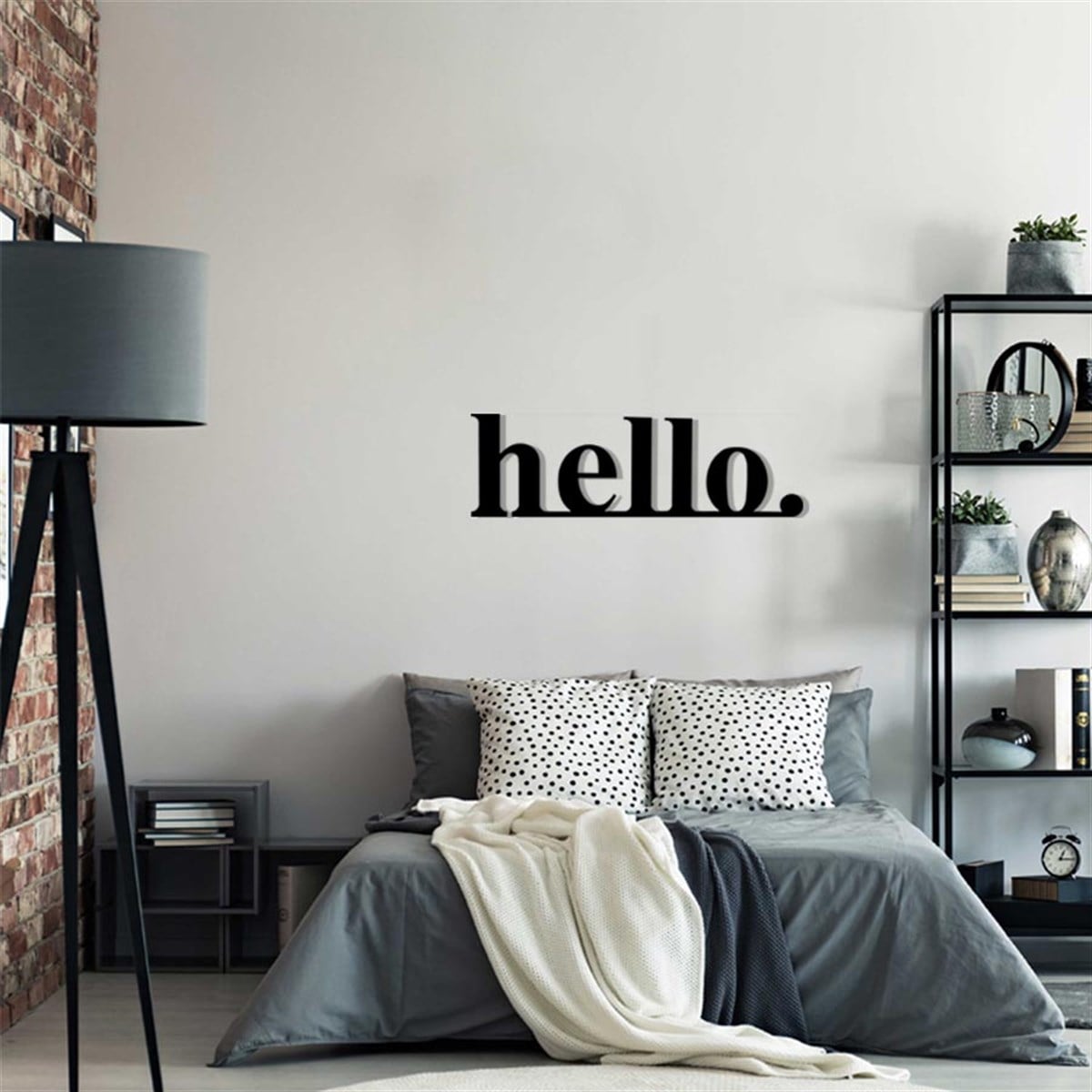 Hello Texte Mural