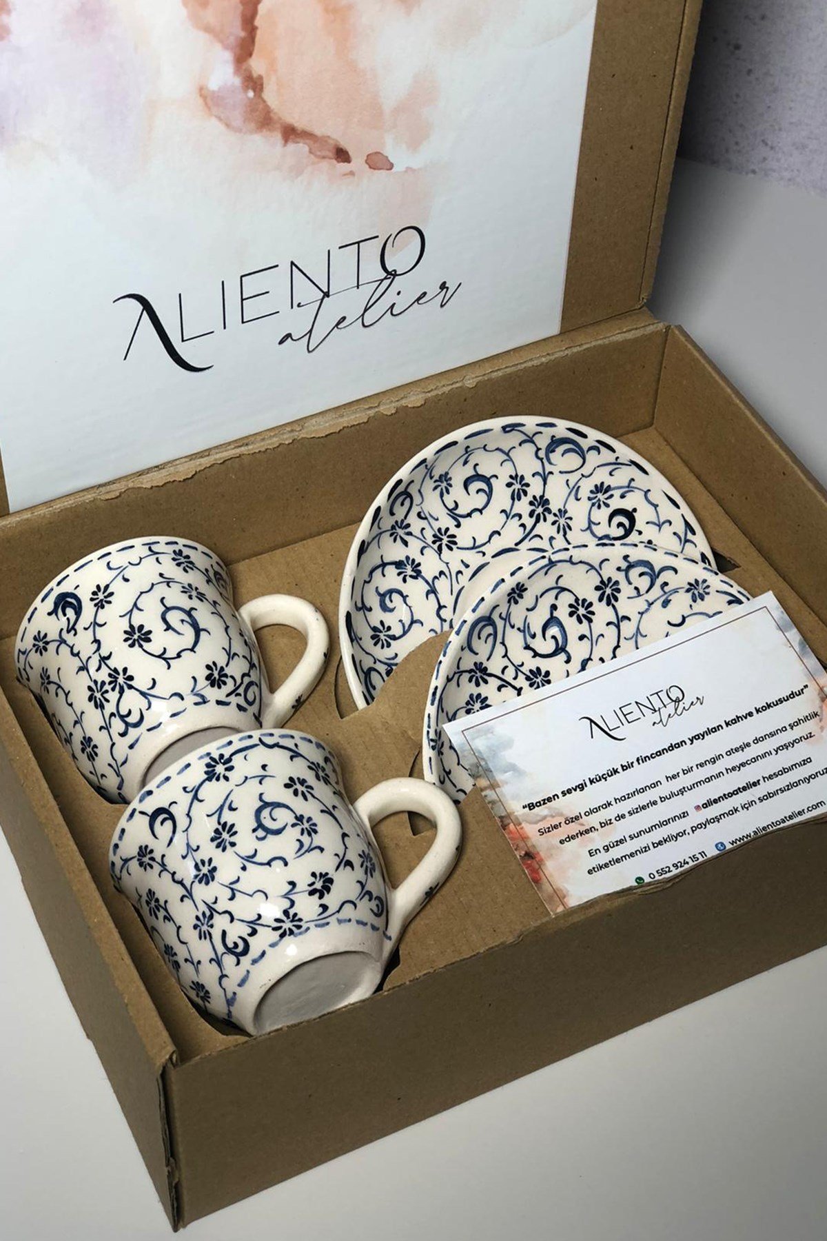 Aliento Atelier 2' li Haliç Fincan Takımı
