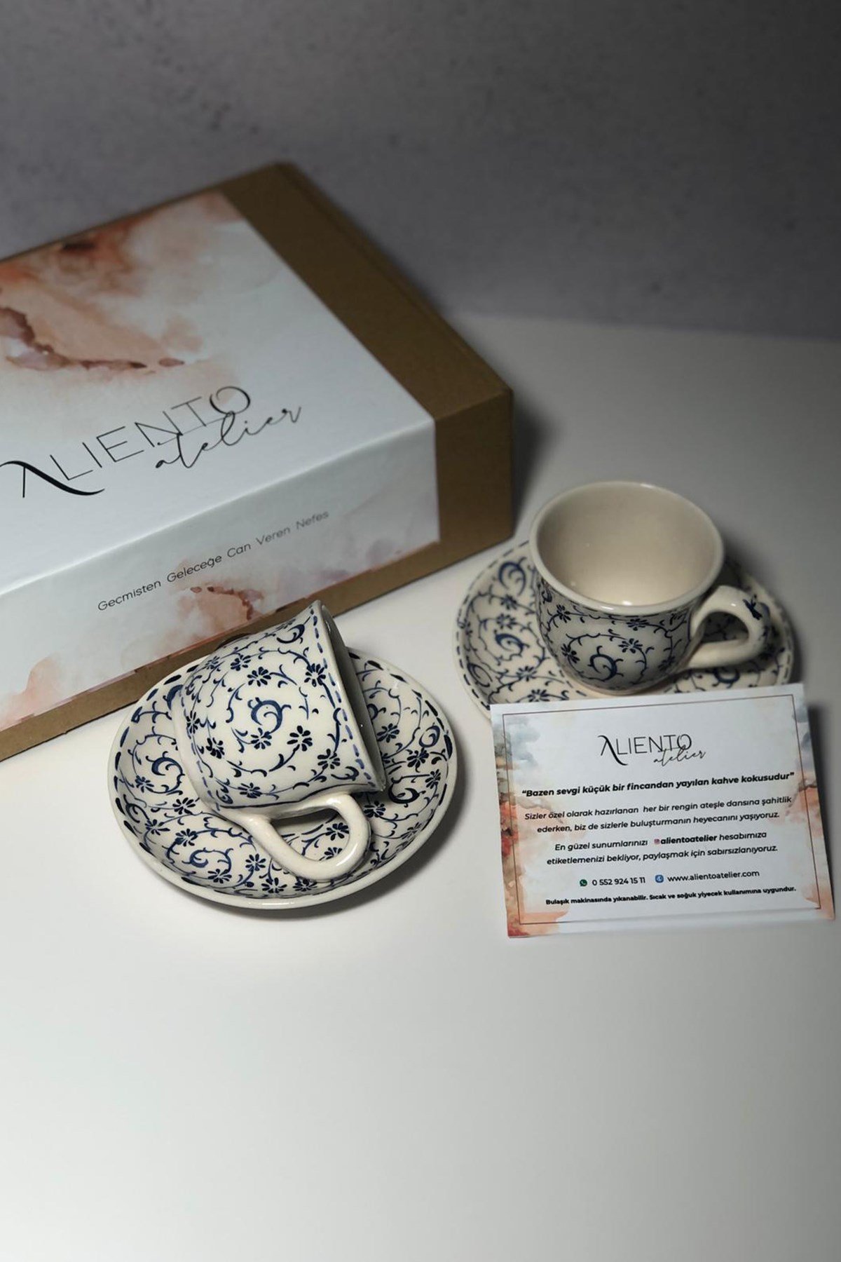 Aliento Atelier 2' li Haliç Fincan Takımı