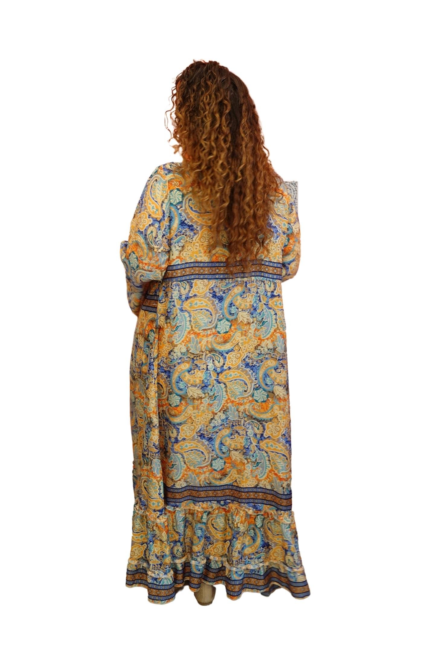 Bağlamalı Elbise Kimono