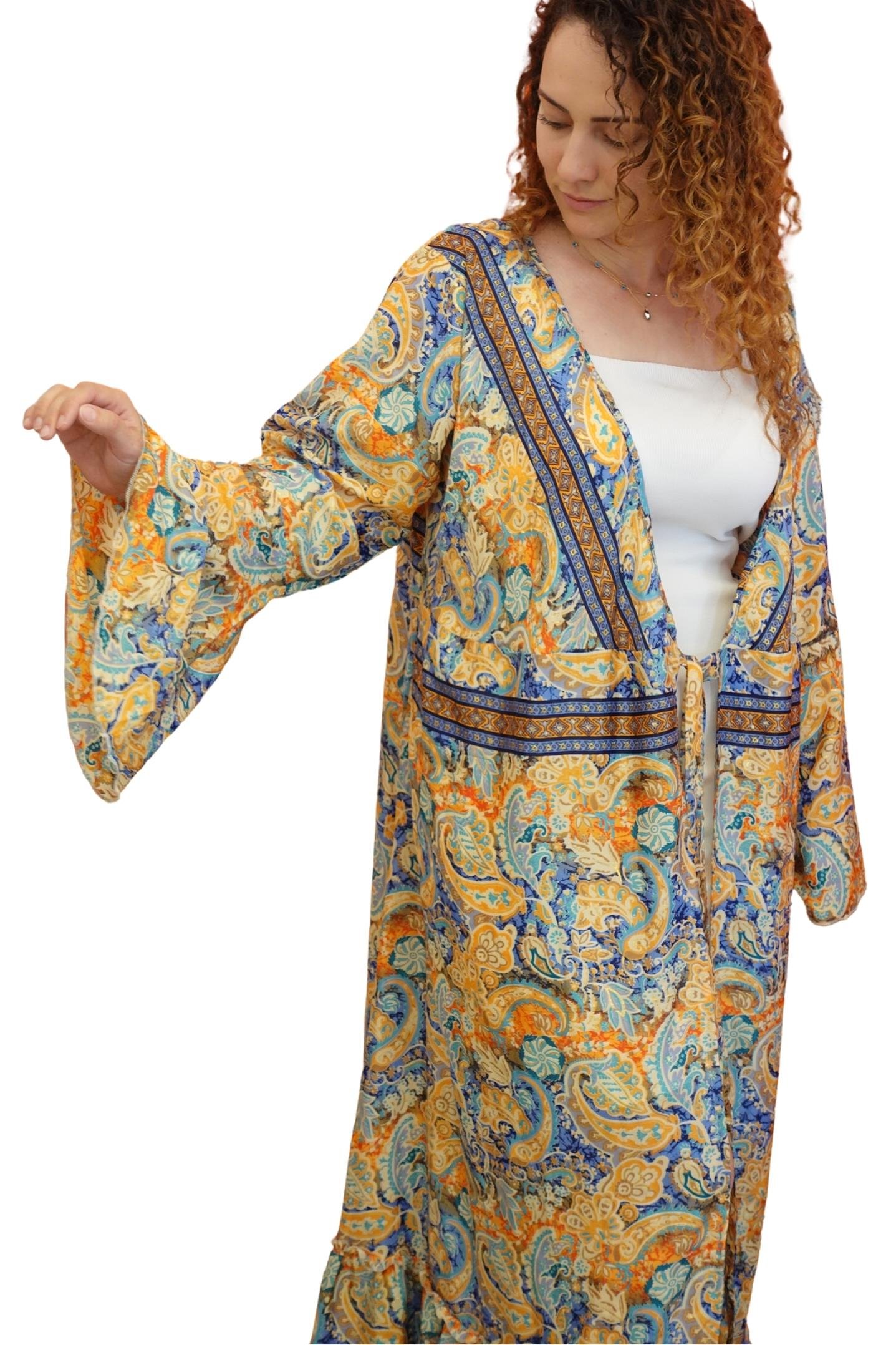Bağlamalı Elbise Kimono