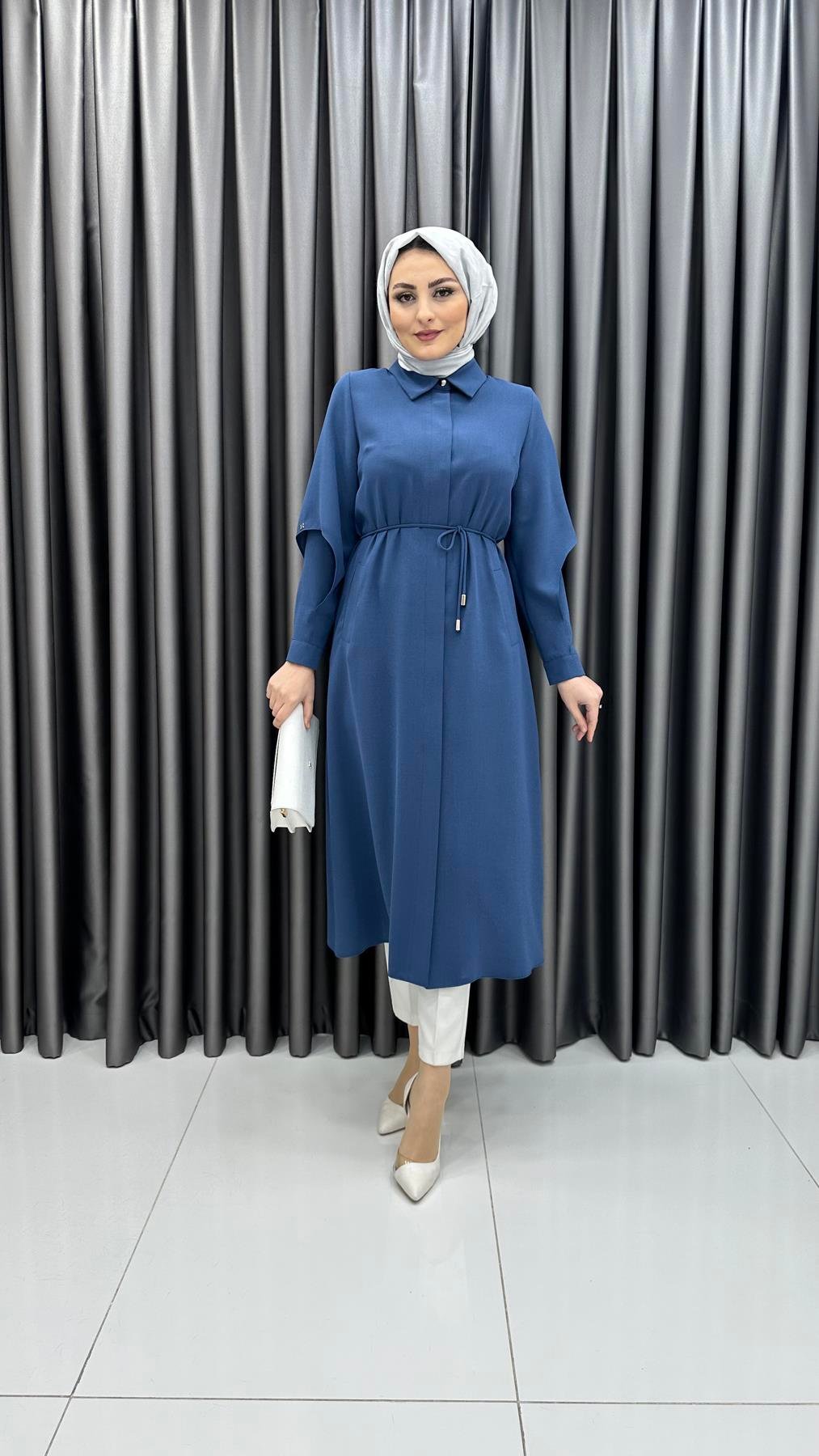 0001 Leona Giyçık-İndigo Mavi