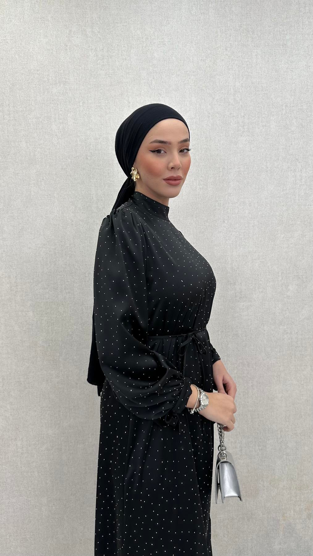 1031 Y Abiye Elbise-Siyah
