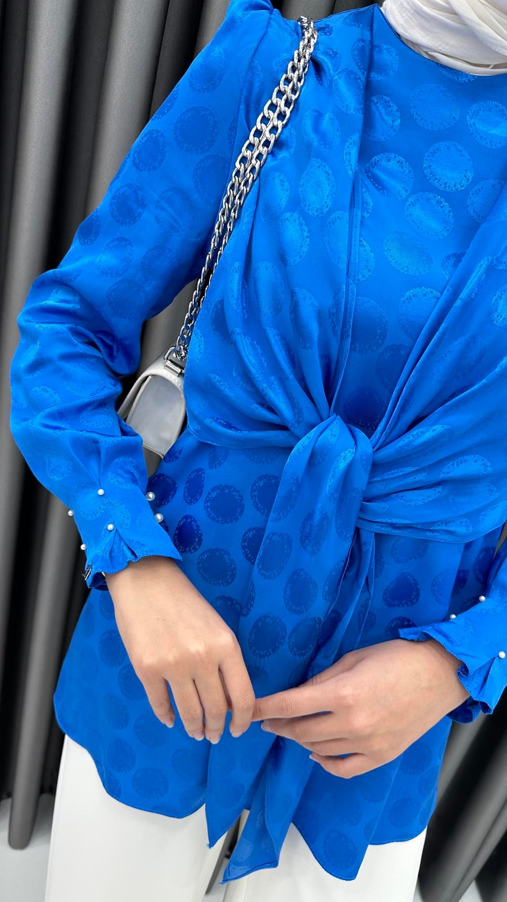 1142 Tidy Takım-Saks Mavi