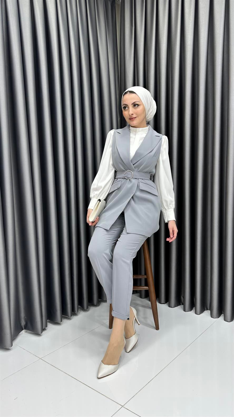 1157 Eliz Takım-Gri