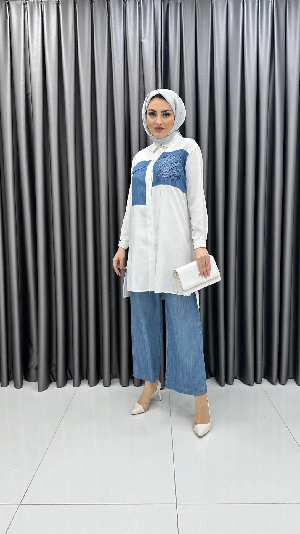 1371 Mistral Tunik-Mavi