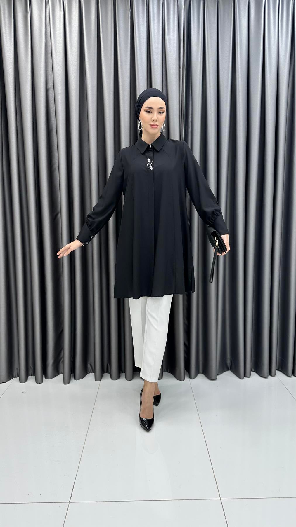 1415 Shon Tunik-Siyah