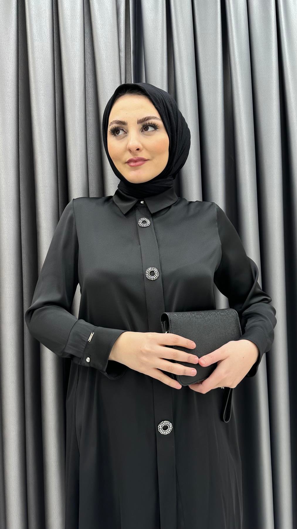 1450 Lagoon Tunik-Siyah