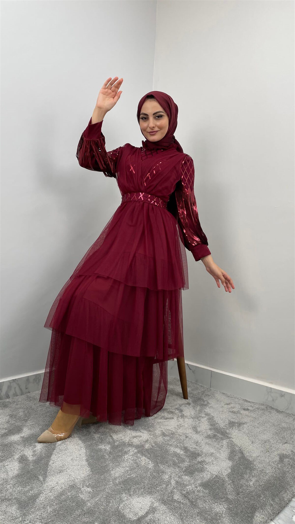 2059 Bayan Abiye Elbise