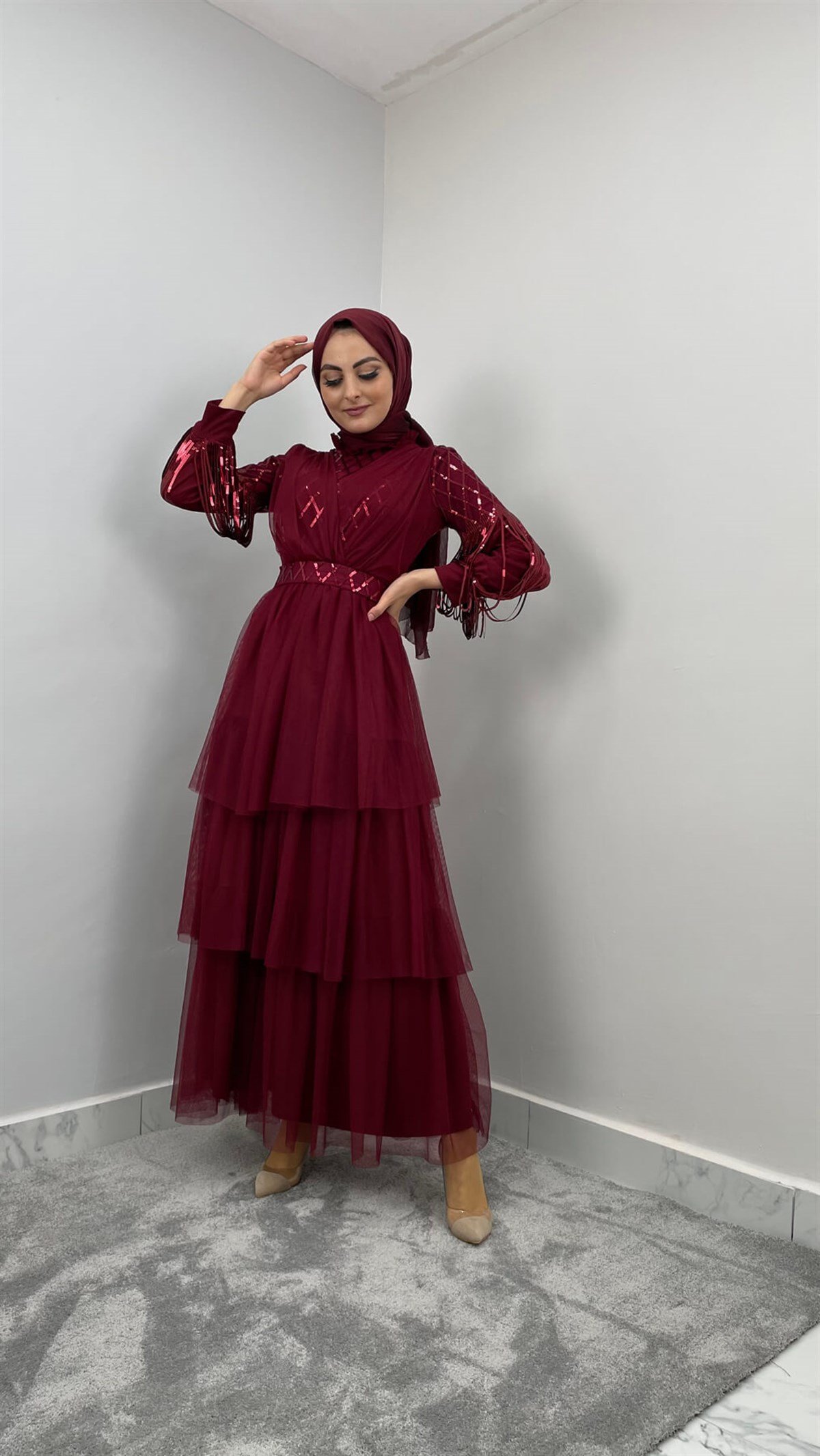 2059 Bayan Abiye Elbise