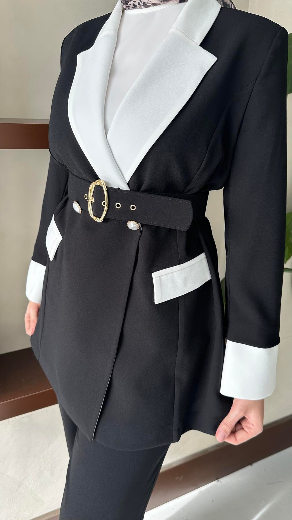 2375 O Bayan Takım-Siyah