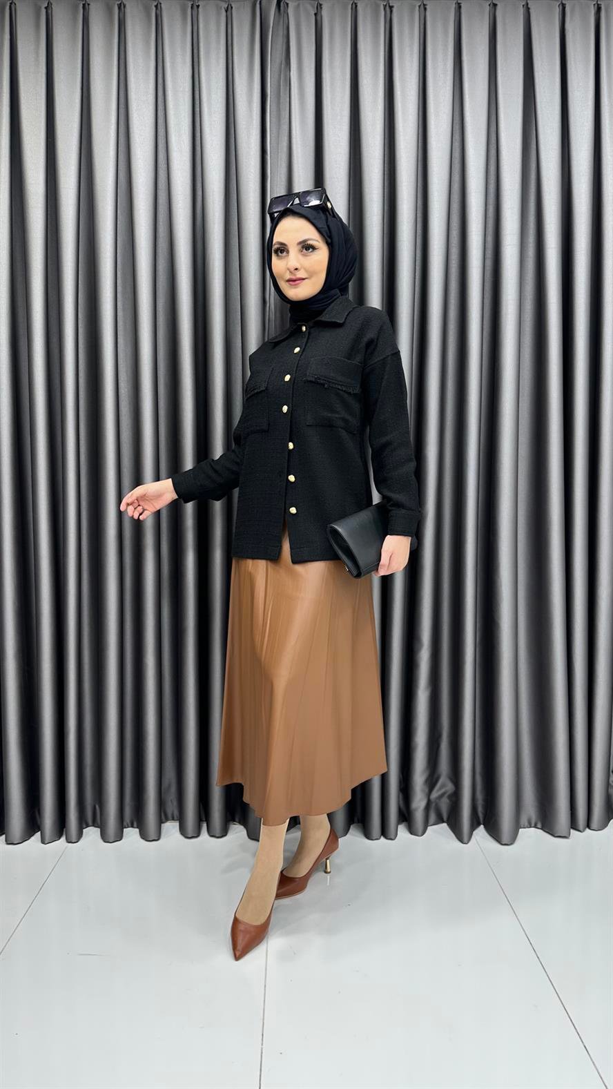 2731 H Bayan Tunik-Siyah