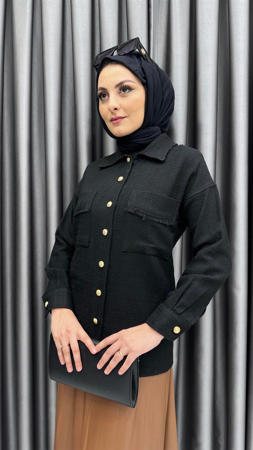 2731 H Bayan Tunik-Siyah