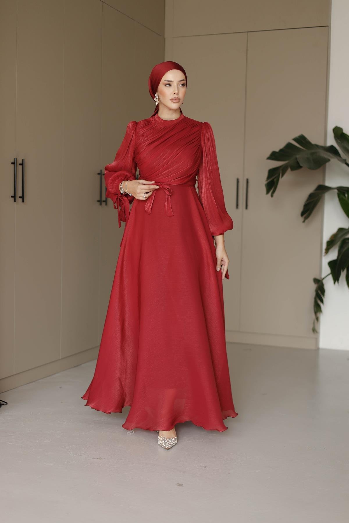 3023 S Darapeli Abiye-Bordo