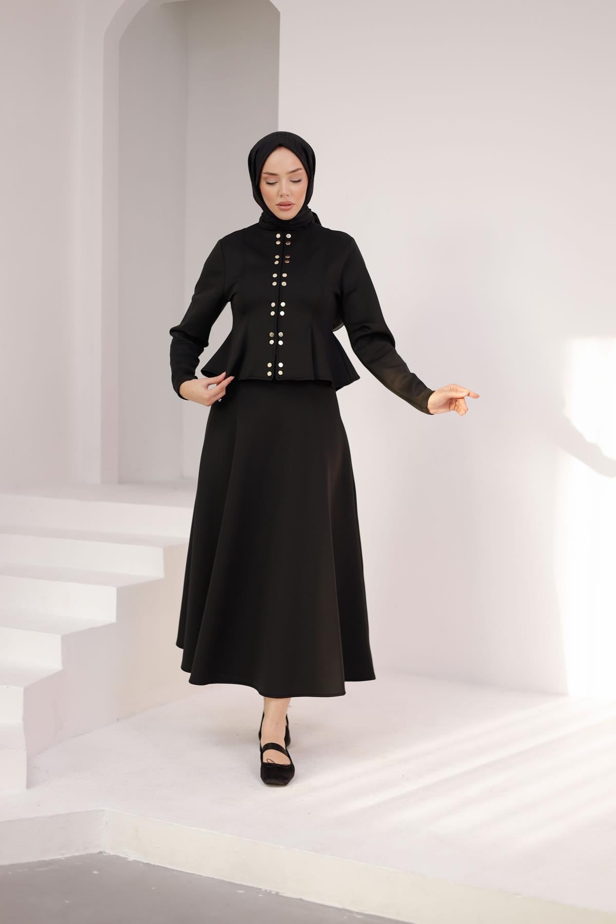 3173 W Bayan Takım-Siyah