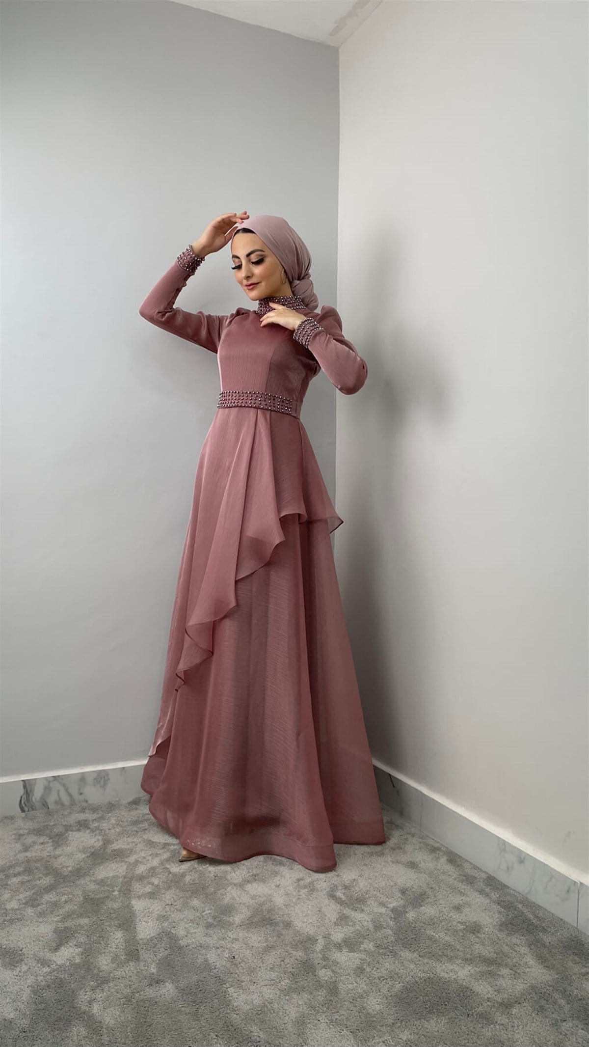 4170 Saruhan Abiye Elbise