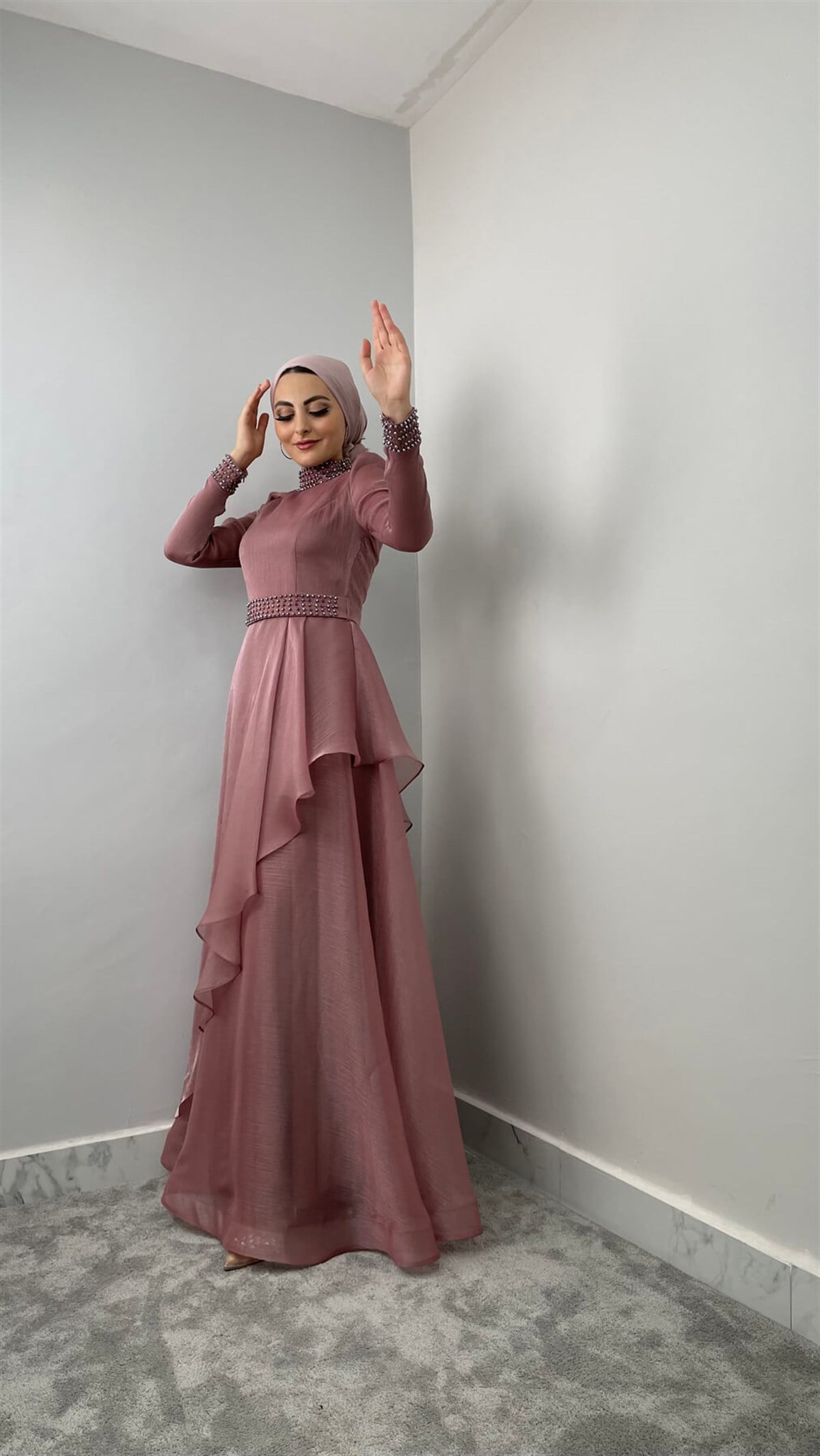 4170 Saruhan Abiye Elbise