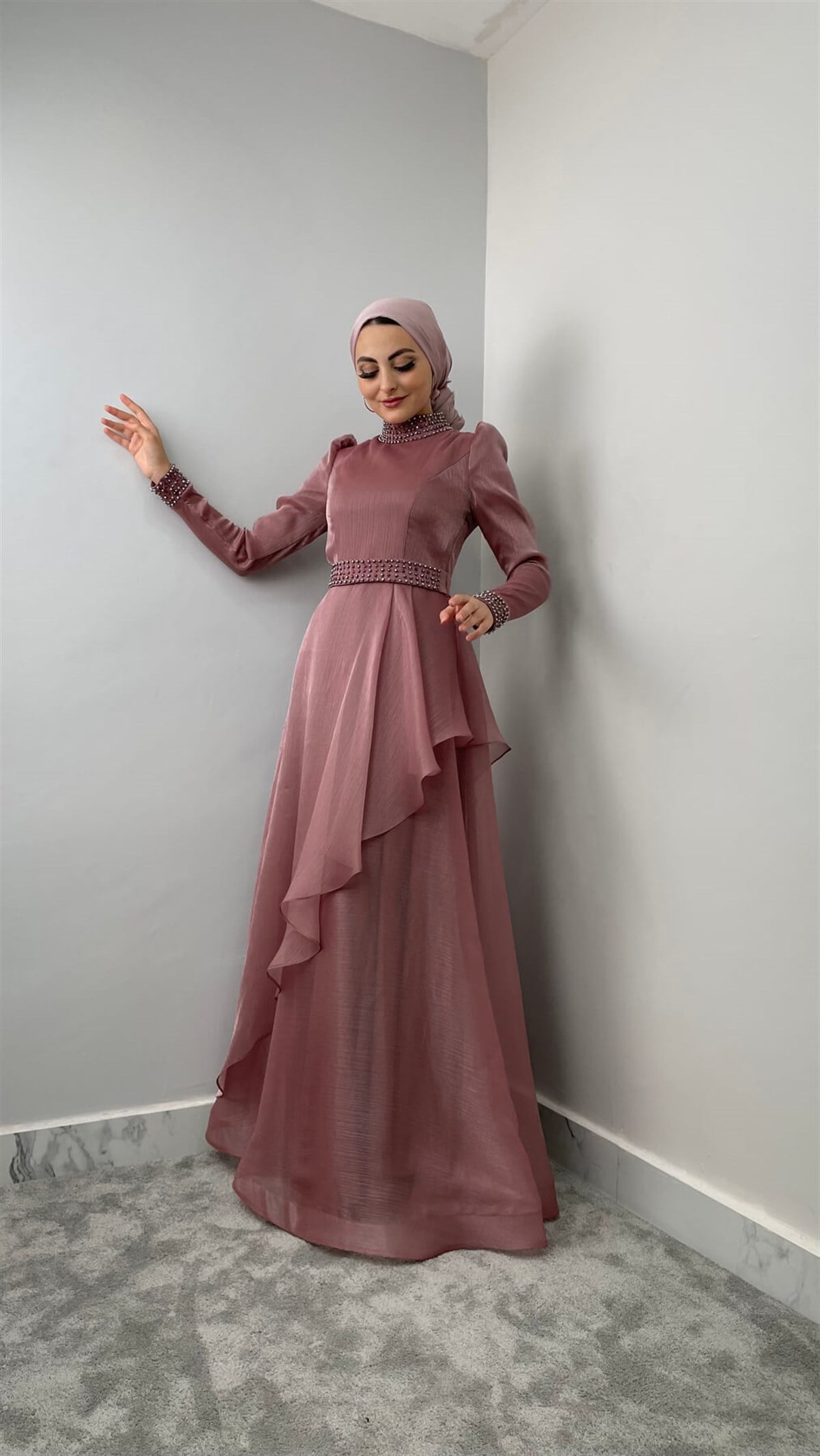 4170 Saruhan Abiye Elbise