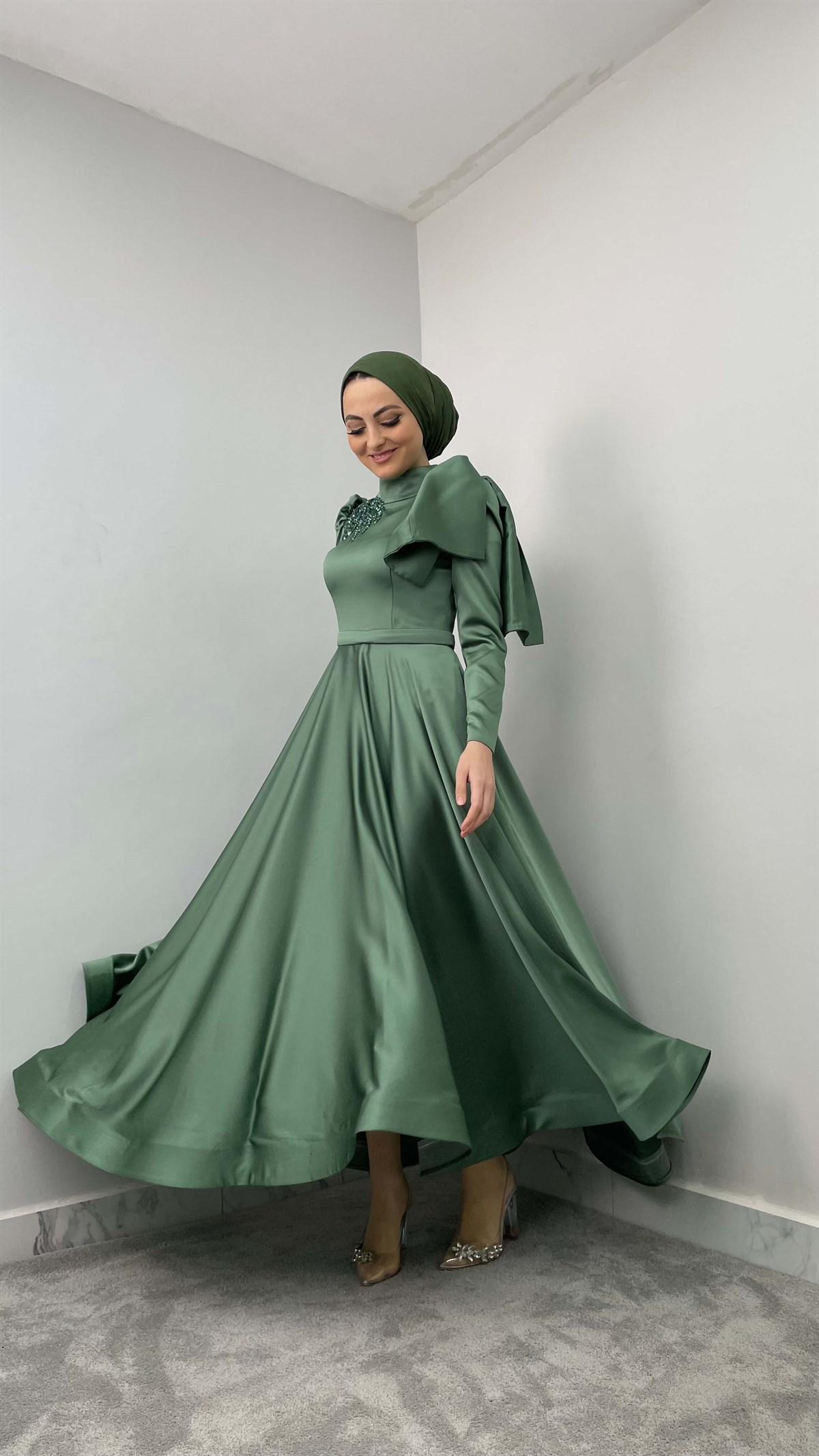 4329 Bayan Abiye Elbise