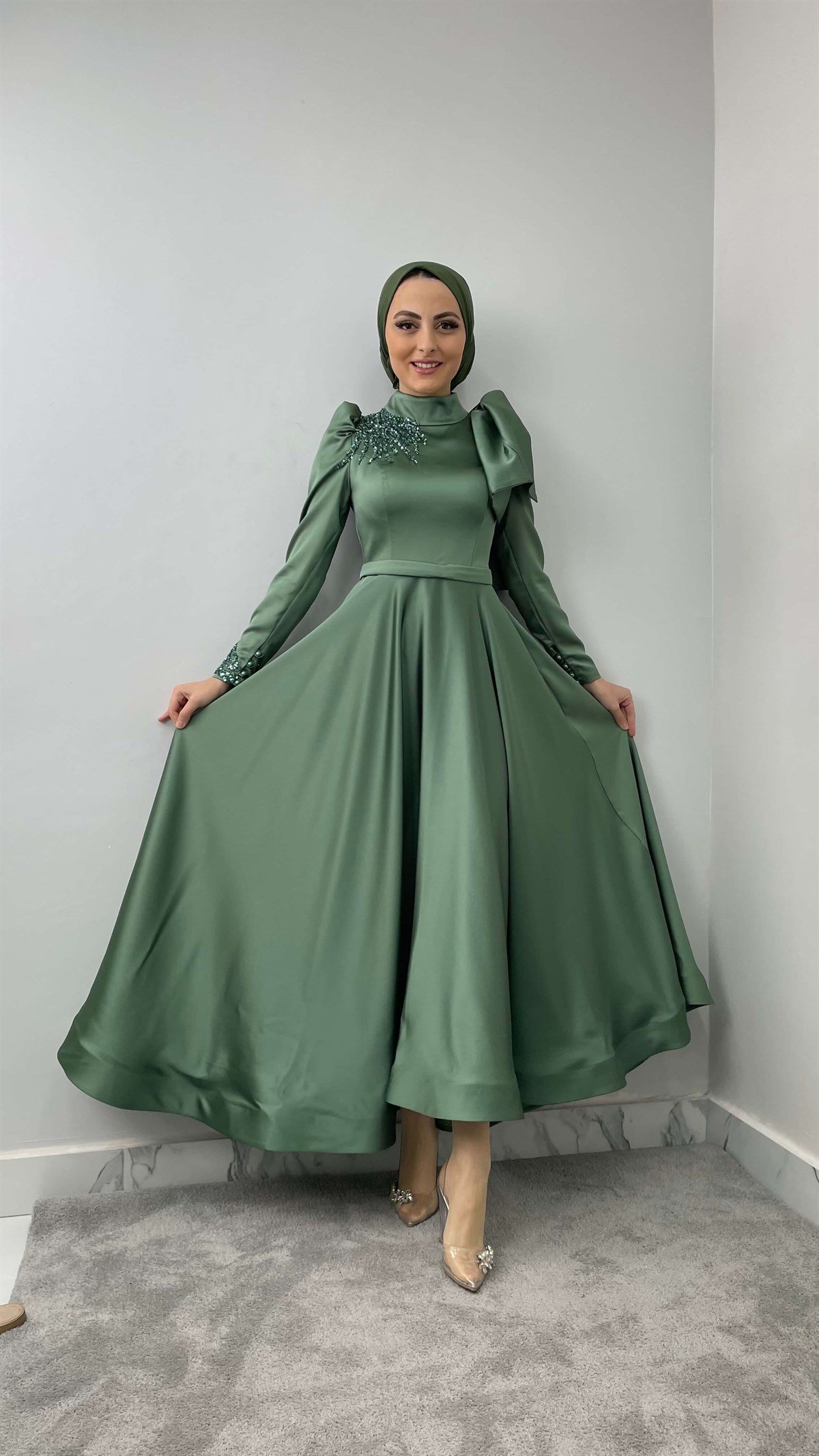 4329 Bayan Abiye Elbise