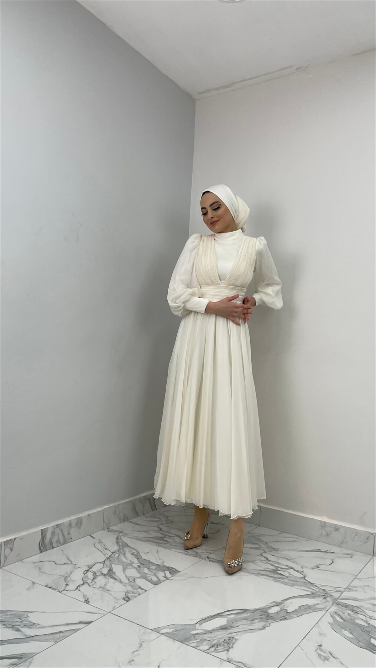 4377 Bayan Abiye Elbise