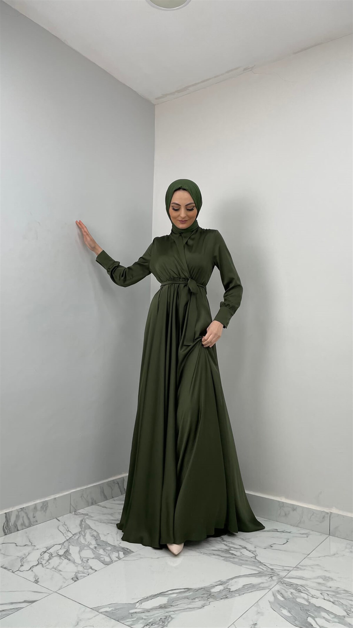 4377 Bayan Abiye Elbise