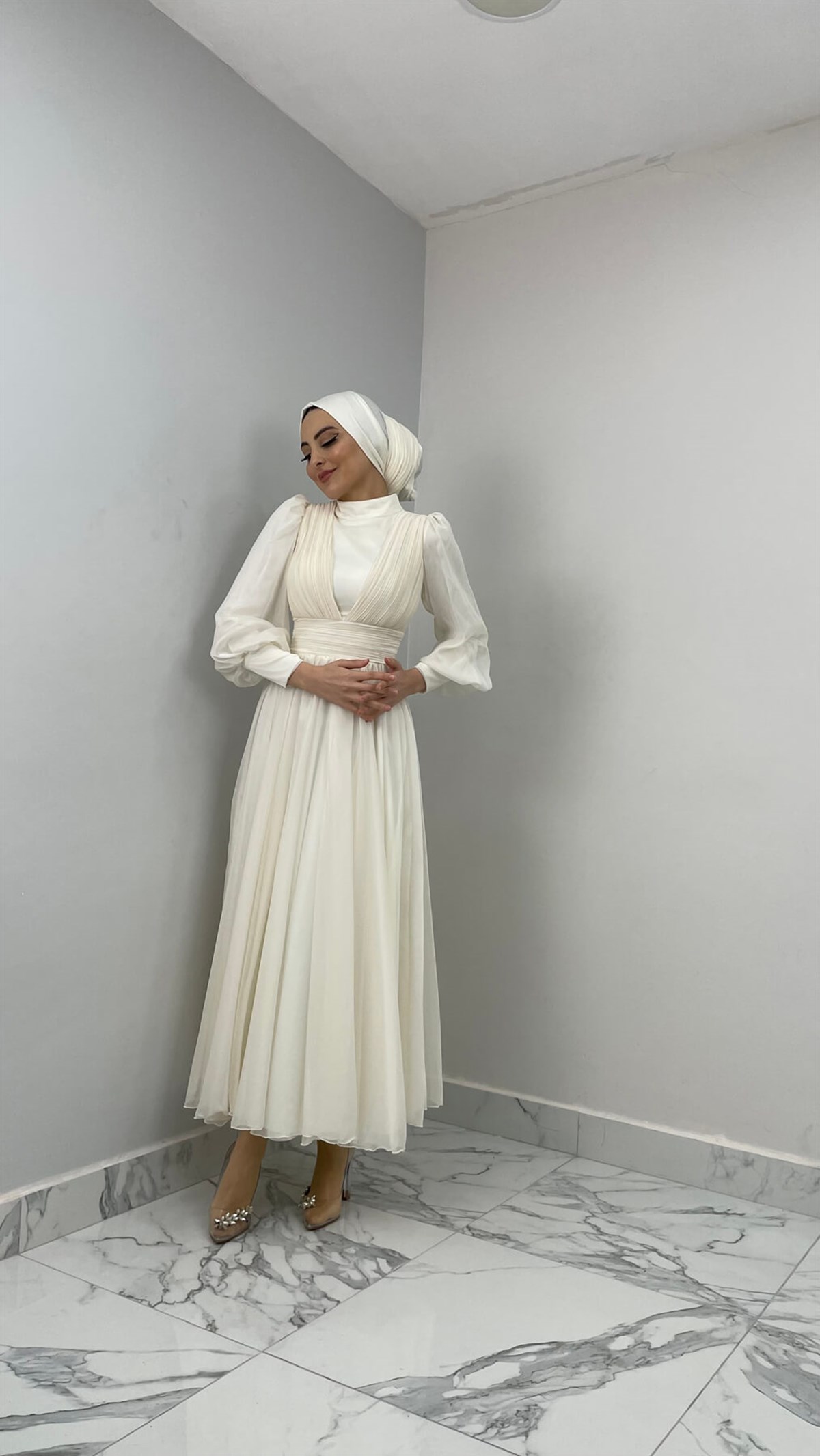 4377 Bayan Abiye Elbise