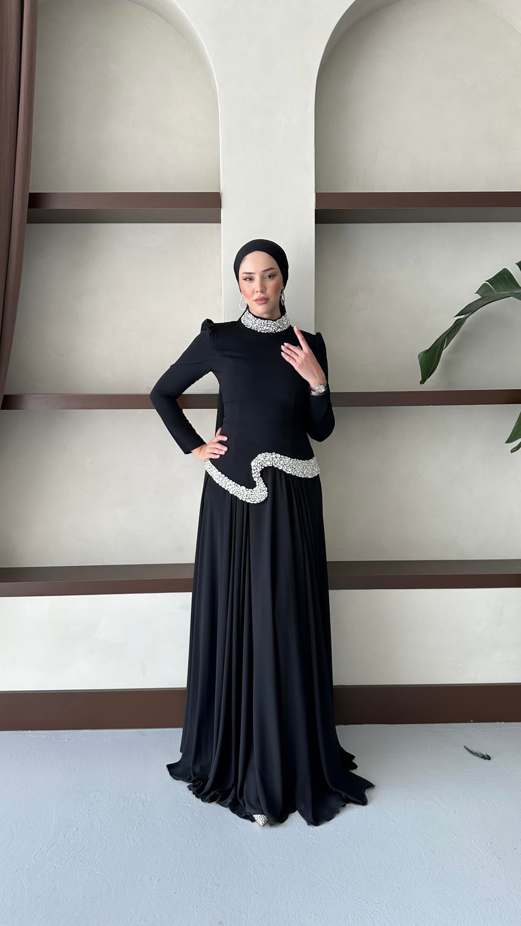 4437 T Pelit Abiye-Siyah