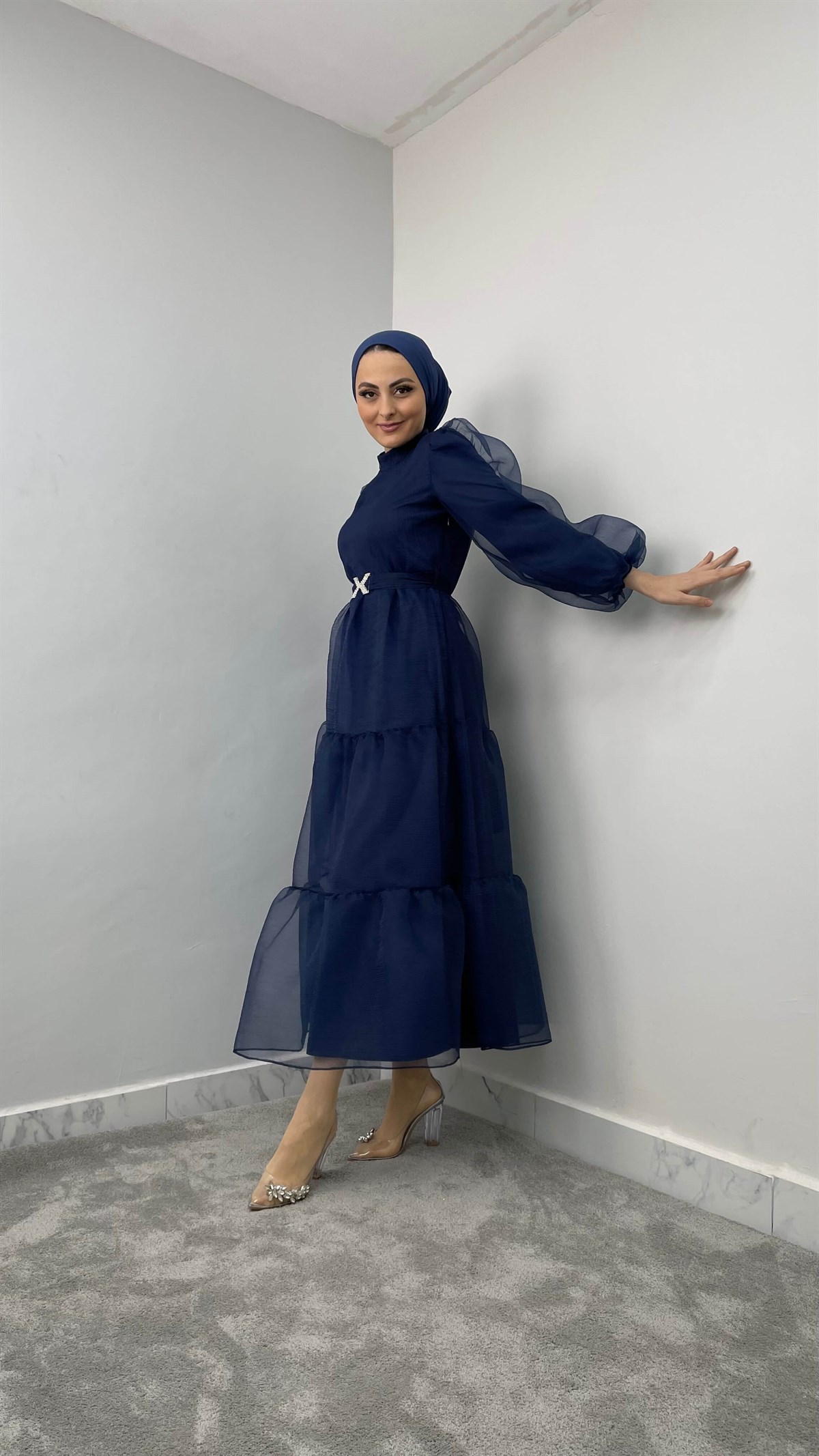 4454 R Bayan Abiye  Elbise