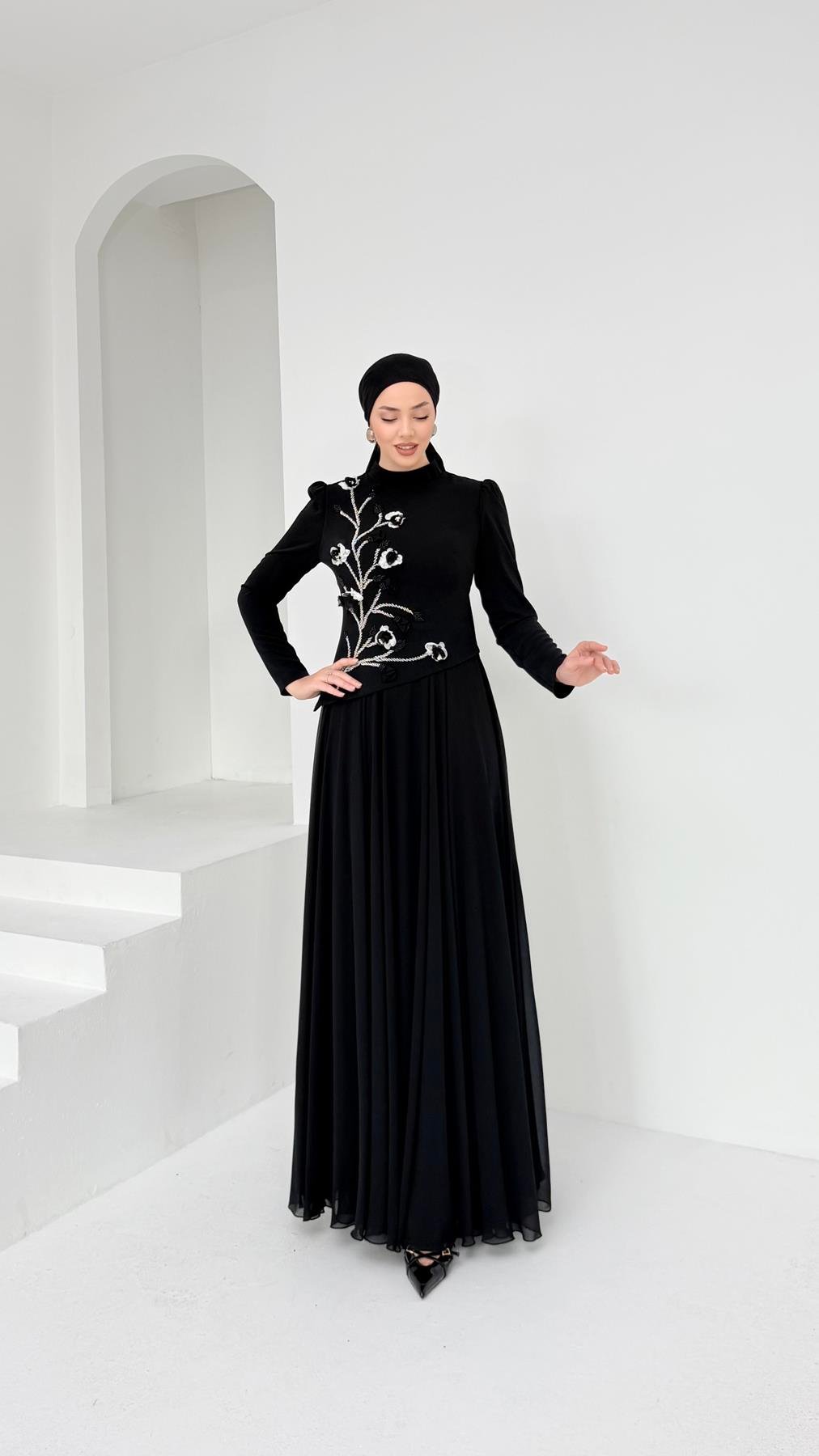 4526 Maysa Abiye-Siyah