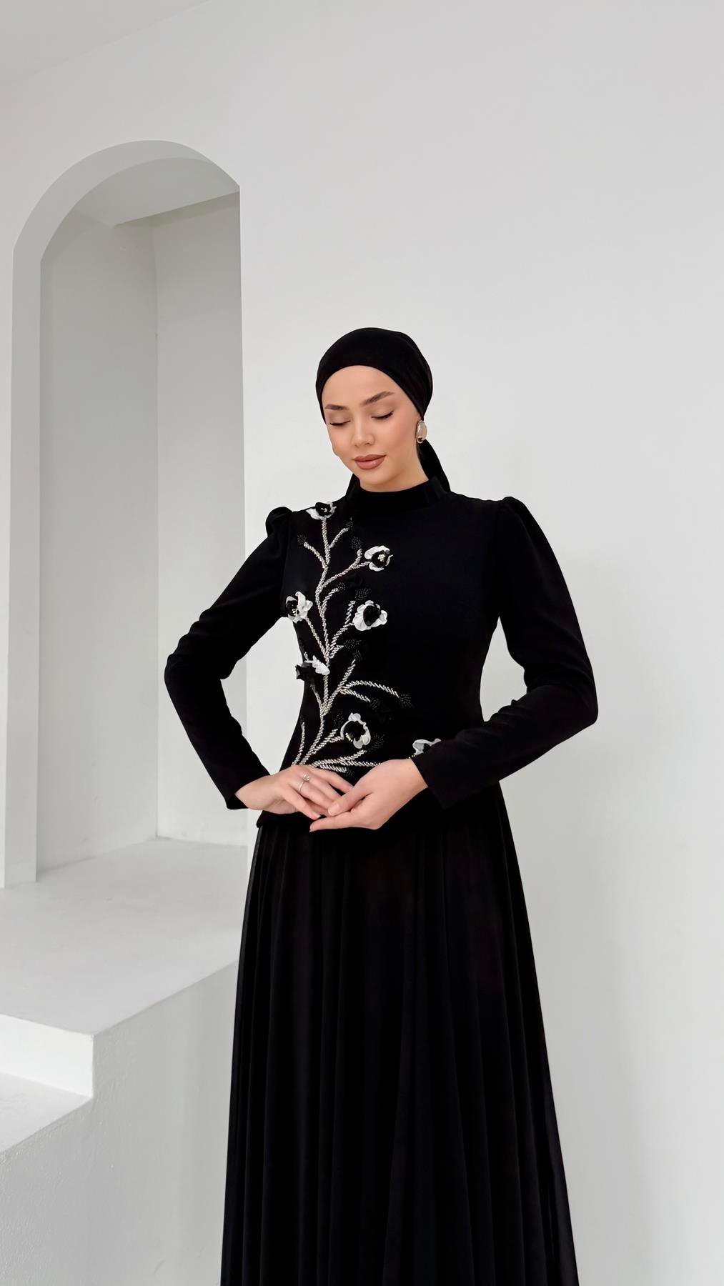 4526 Maysa Abiye-Siyah