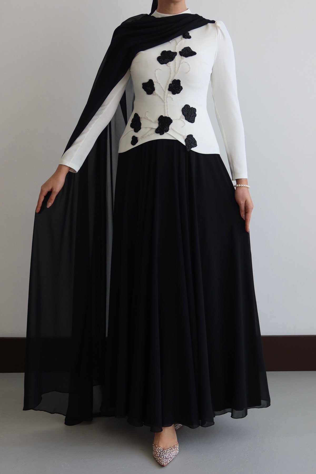 4555 T Melis Abiye-Siyah