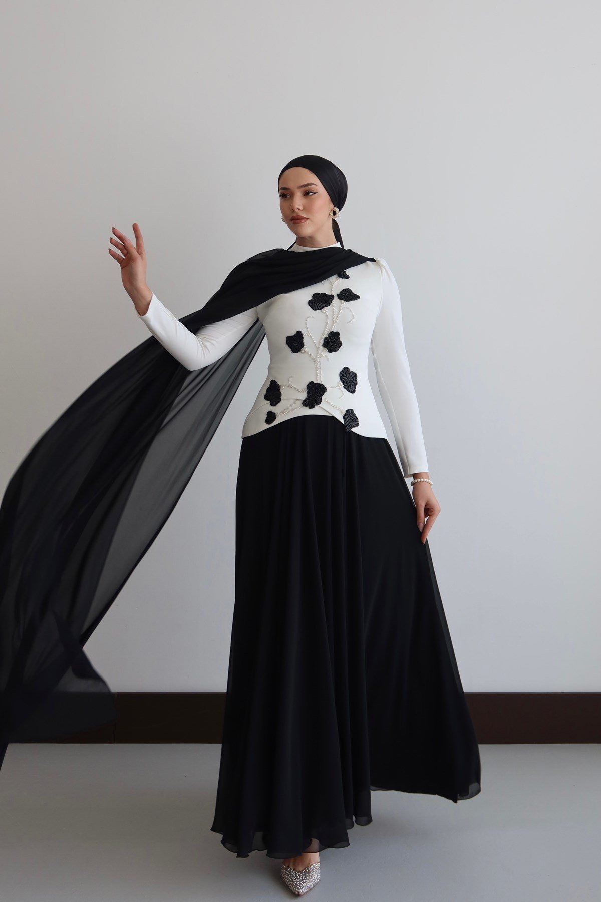 4555 T Melis Abiye-Siyah