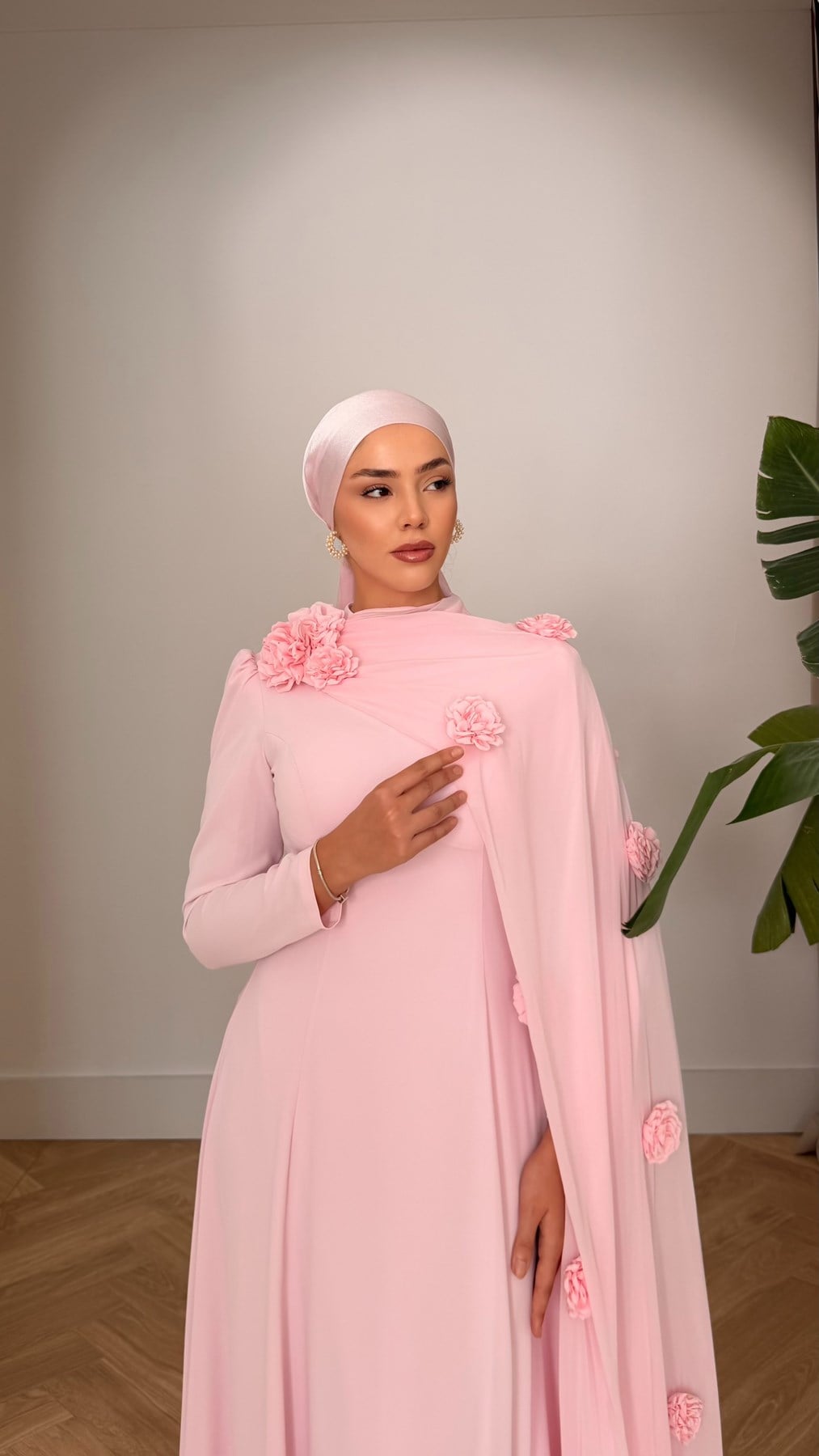 4562 T Feriha Abiye-Pembe