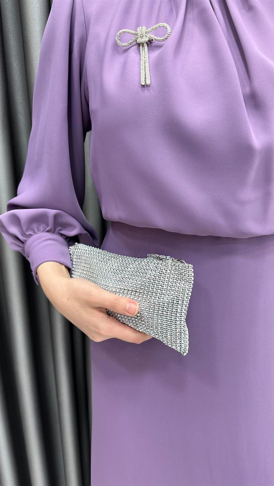 4784 S Bayan Elbise-Lila
