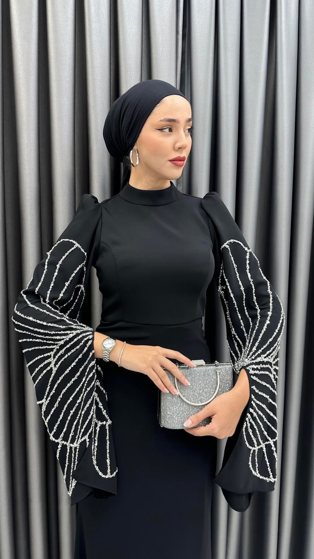 4939 Nurseda Abiye-Siyah