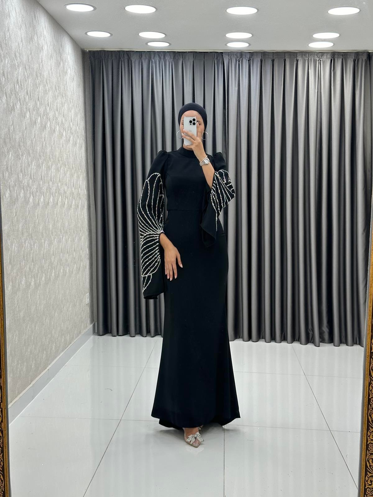 4939 Nurseda Abiye-Siyah