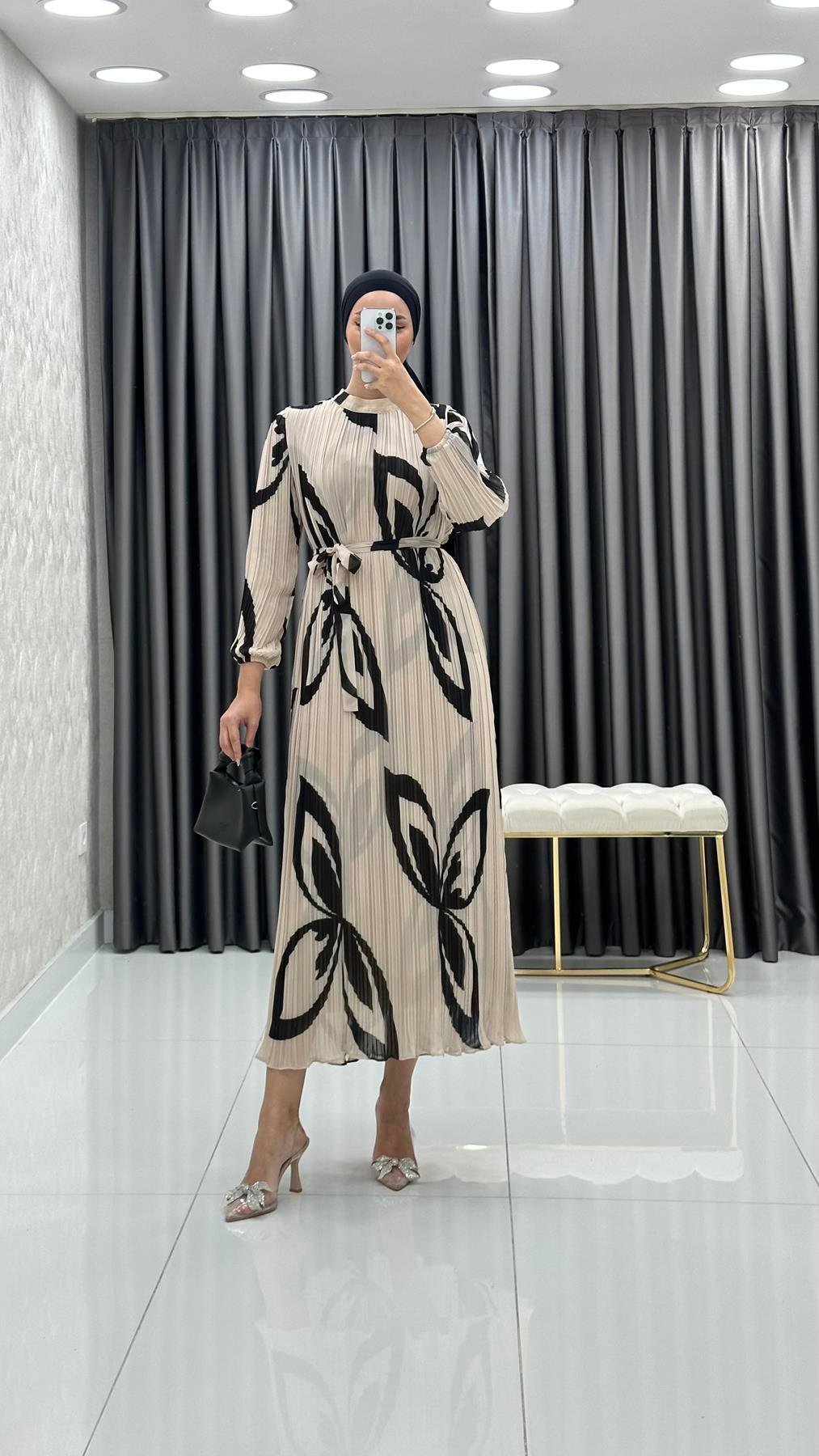 4963 S Bayan Elbise-Siyah