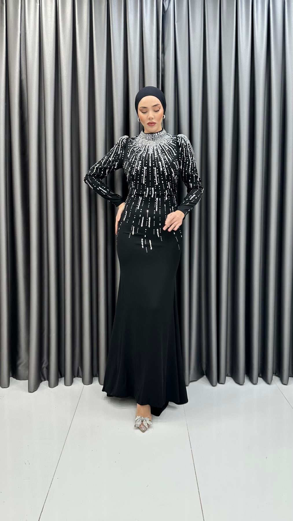 4968 Darla Abiye-Siyah