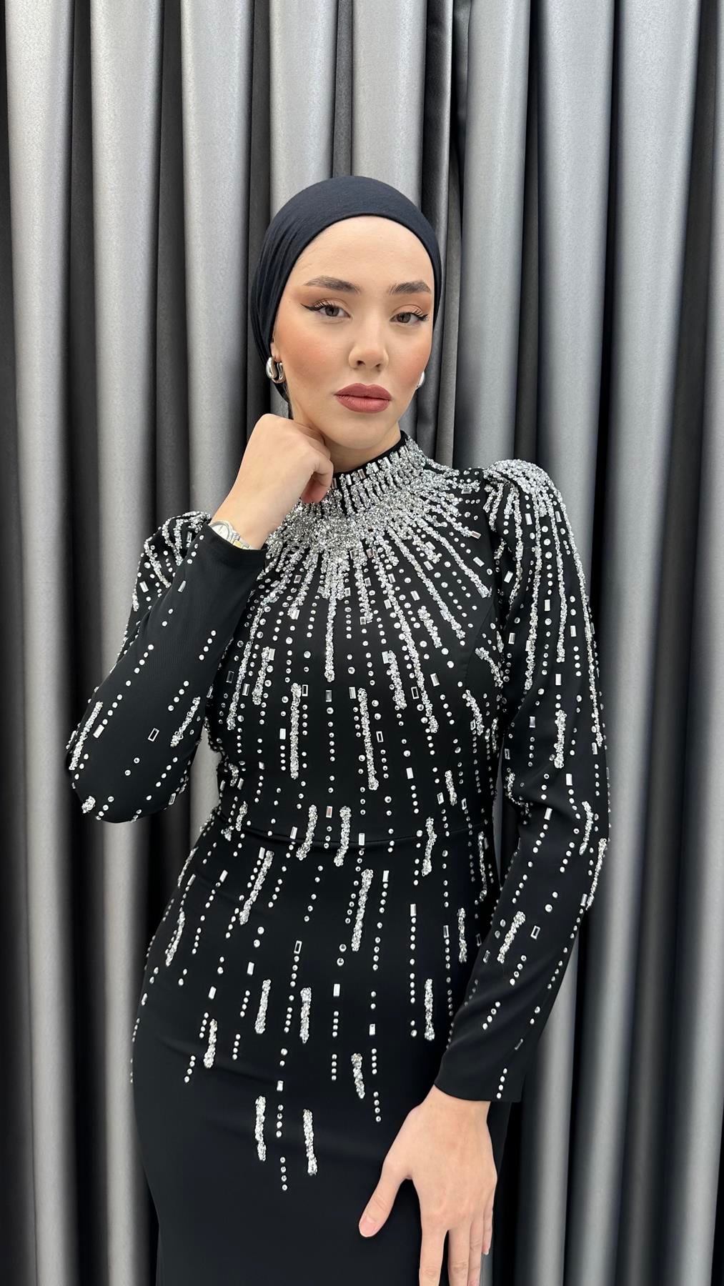 4968 Darla Abiye-Siyah