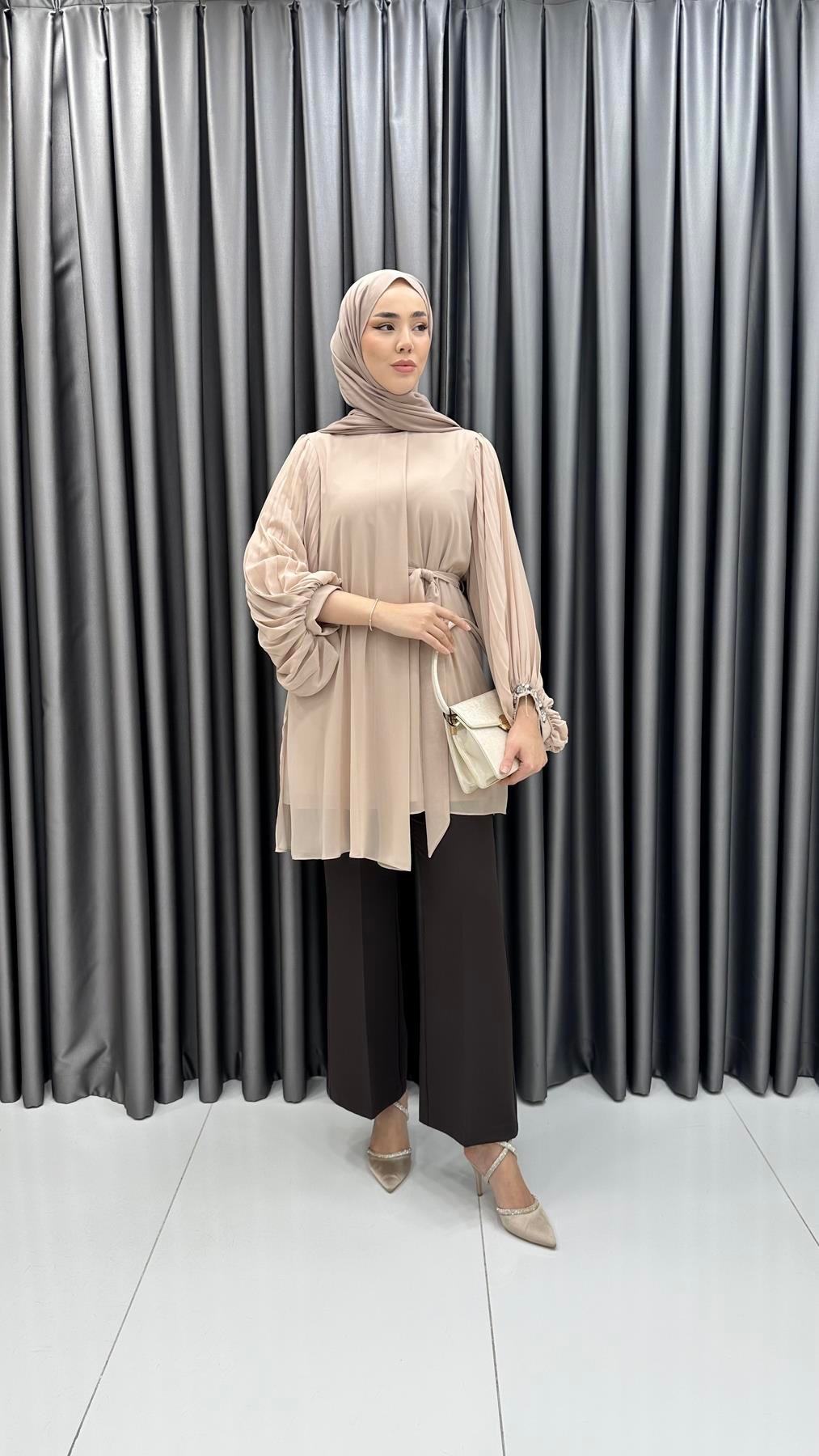 50257 F Bayan Tunik-Bej