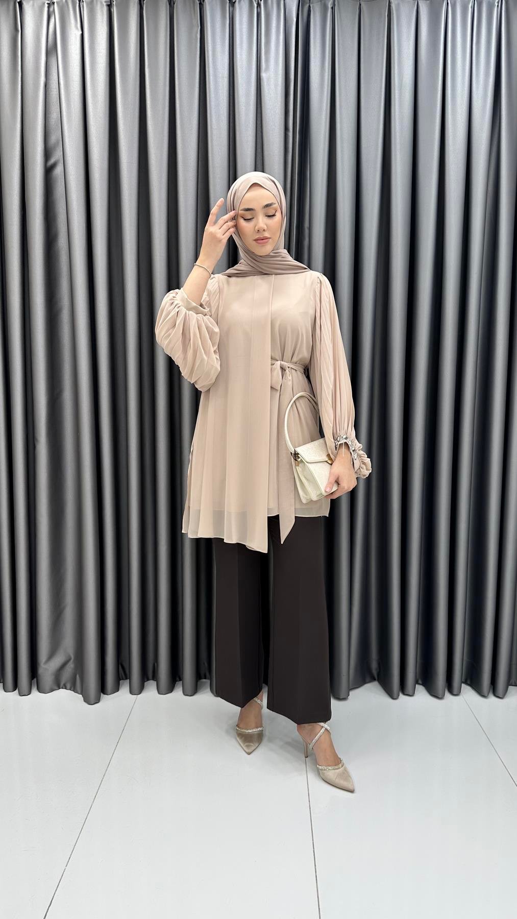 50257 F Bayan Tunik-Bej