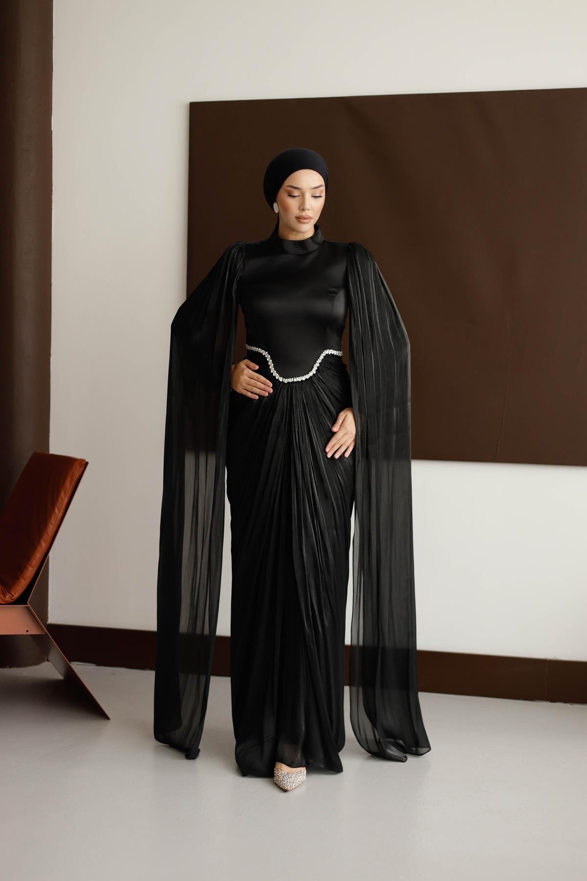 5131 H Şehrezat Abiye-Siyah