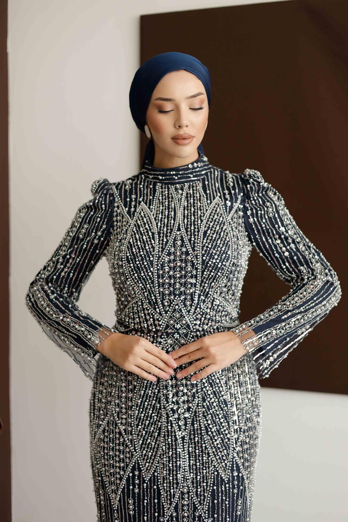 5153 H Nihall Abiye-Lacivert