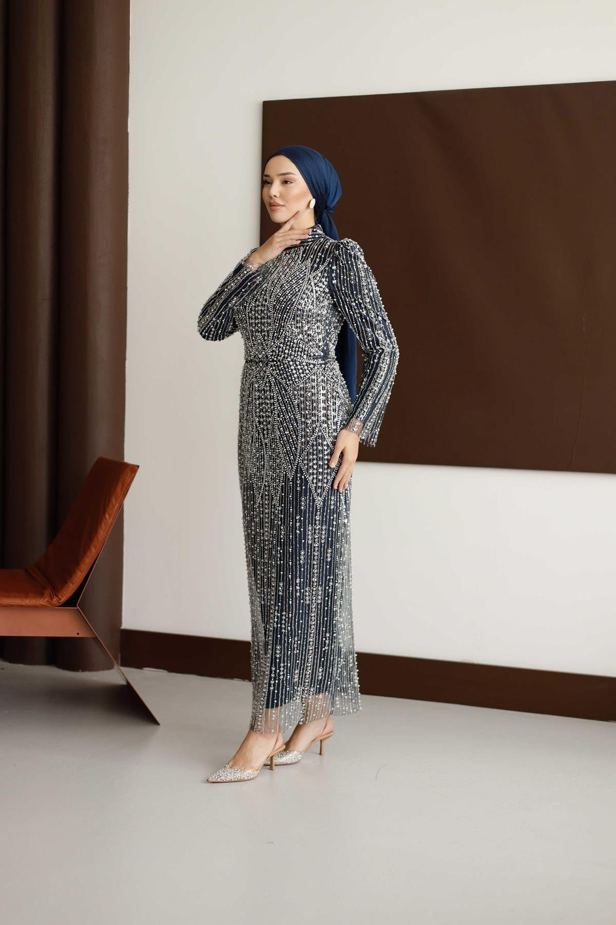 5153 H Nihall Abiye-Lacivert