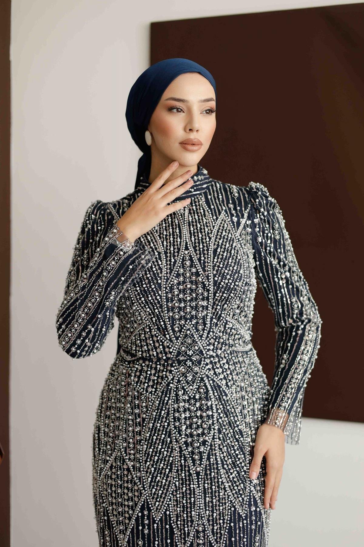 5153 H Nihall Abiye-Lacivert