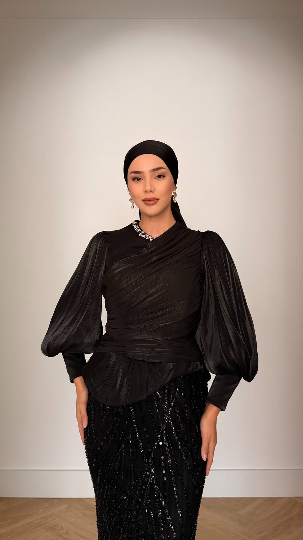5181 H Tilda Abiye-Siyah