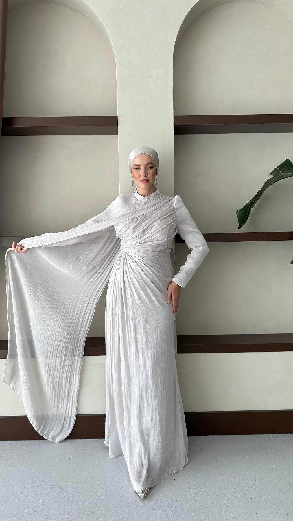 5214 D Abiye Elbise-Taş